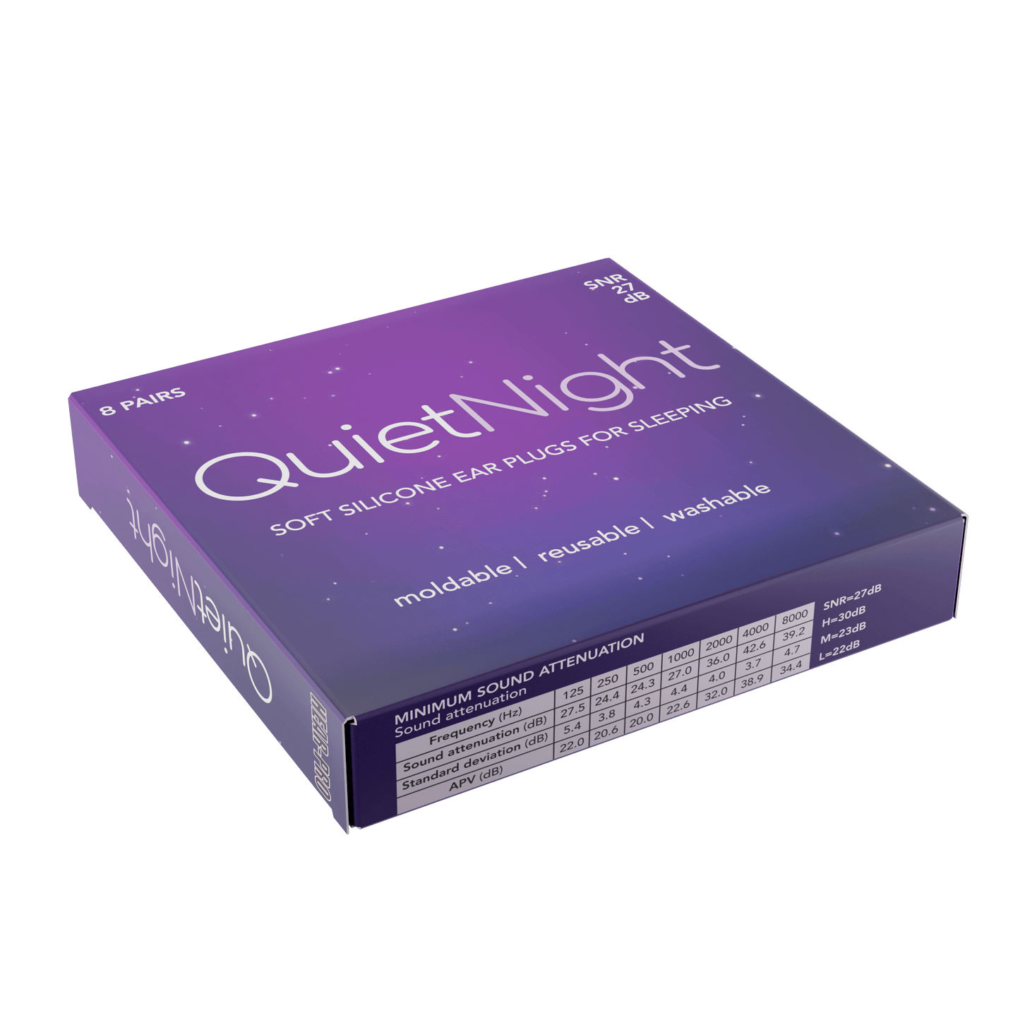 HEAR-PRO QuietNight Silicone Ear Plugs – Reusable, Mouldable Sleep Plugs (Multiple Pack Sizes) | X-Stop