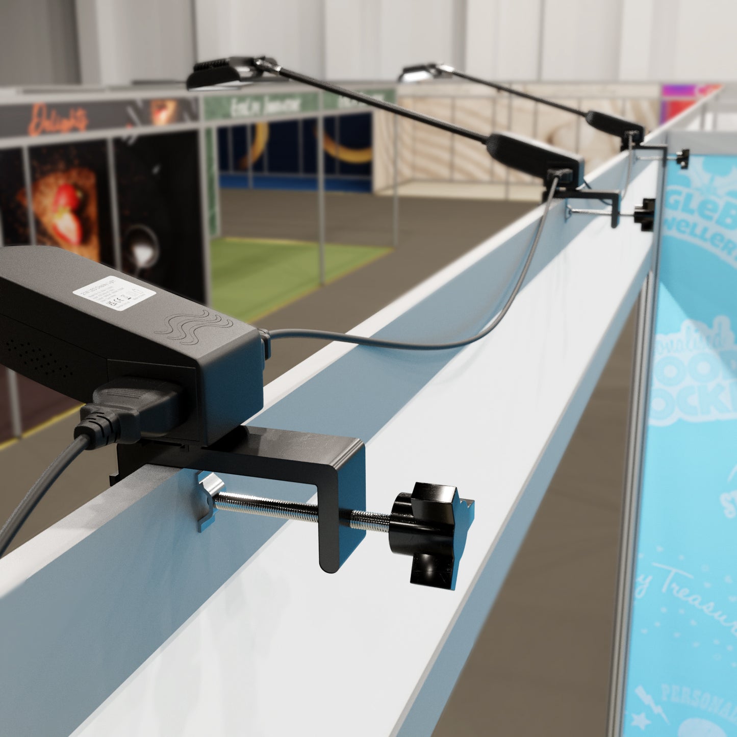 High Brightness Low Profile Exhibition Lights | 6500k Cool White Colour Temperature