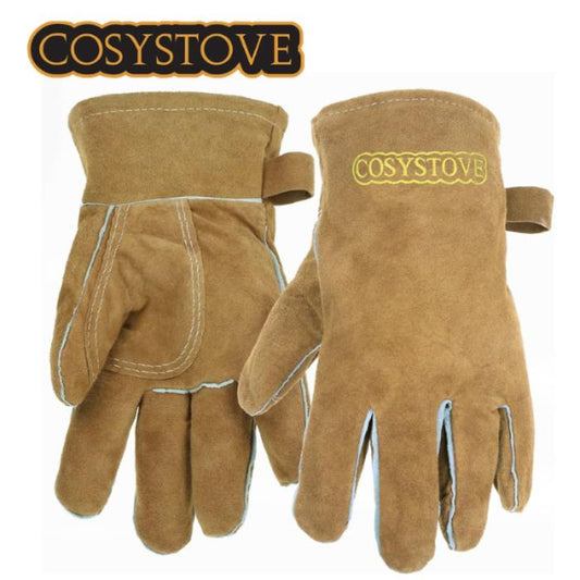 Cosystove Full Leather Heavy Duty Heat Resistant Gloves | X-Stop