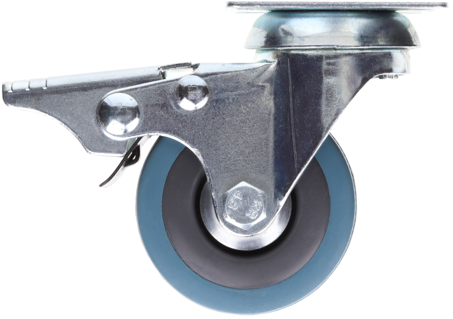 50mm Metal Framed 360° Swivel Caster Wheels with Brake | Pack of Three