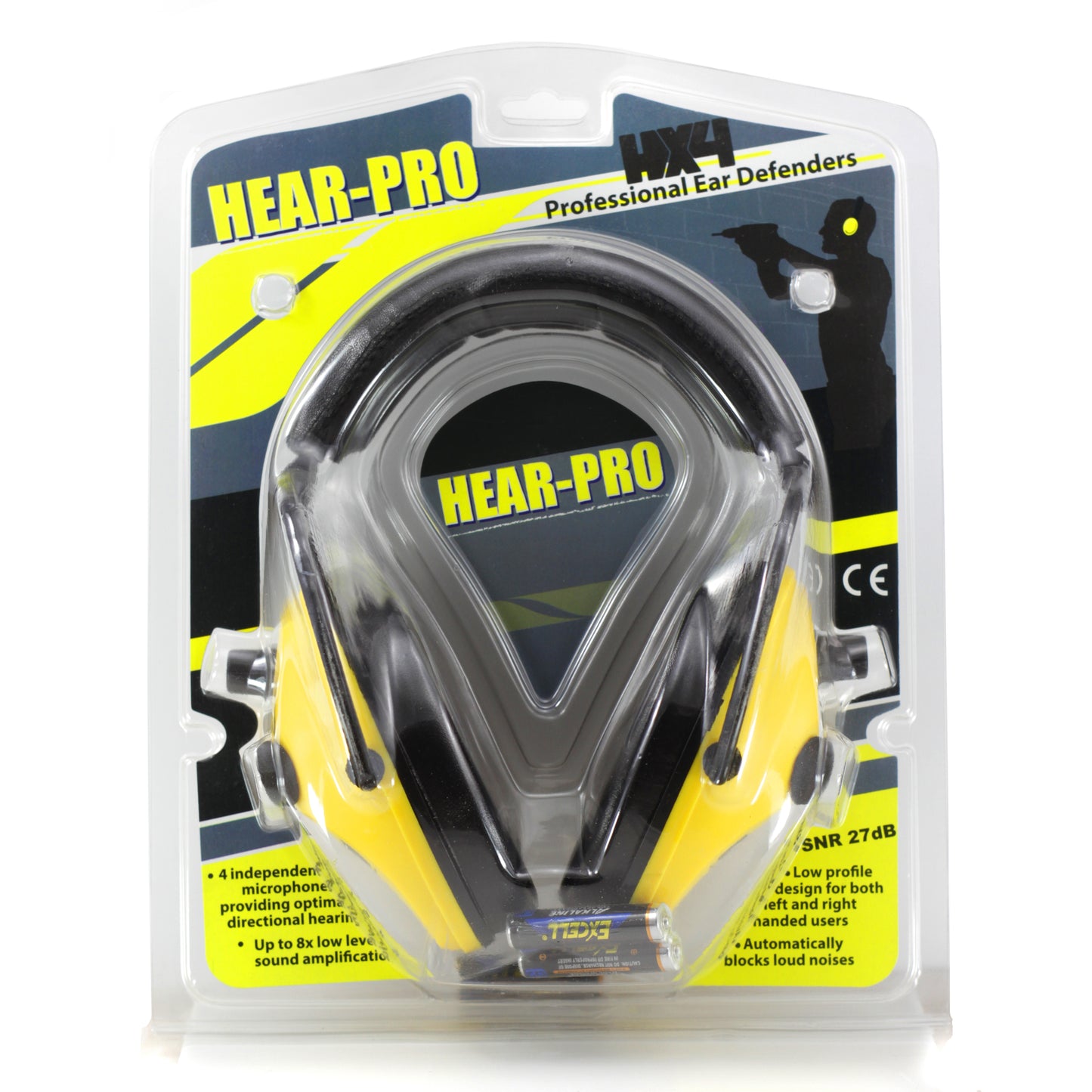 HEAR-PRO | HX4 Active Electronic Ear Defenders for Workplaces and DIY