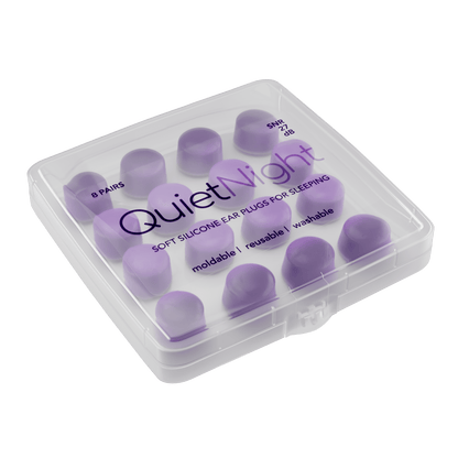 HEAR-PRO QuietNight Silicone Ear Plugs – Reusable, Mouldable Sleep Plugs (Multiple Pack Sizes) | X-Stop