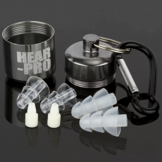 HEAR-PRO HEARING PROTECTORS | Re-usable Sonic impulse Ear plugs | X-Stop