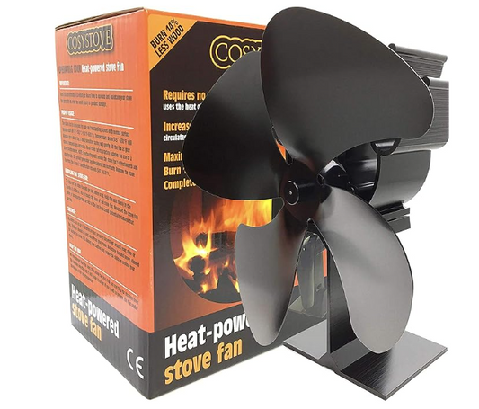 Cosystove 4 Blade Heat Powered Stove Fan | X-Stop
