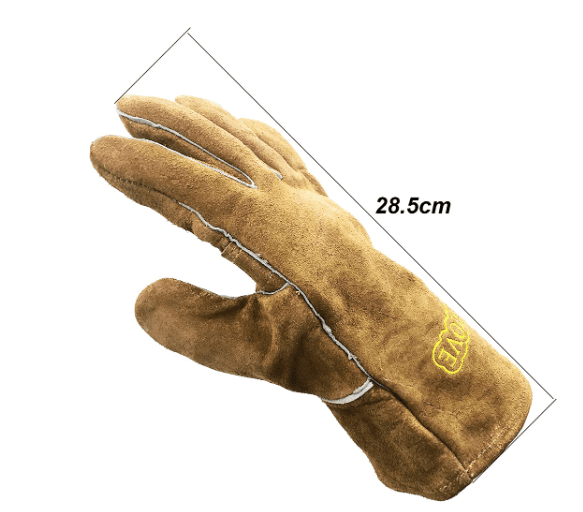 Cosystove Full Leather Heavy Duty Heat Resistant Gloves | X-Stop