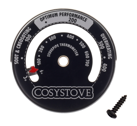 Cosystove Heat Powered Stove Pipe Thermometer | X-Stop