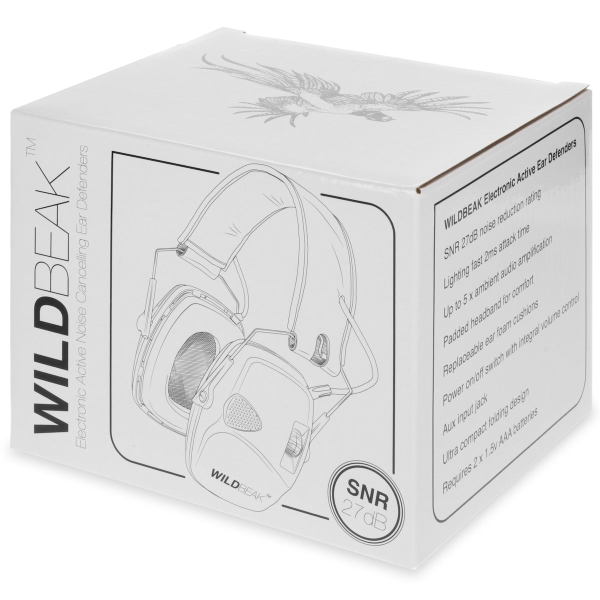 HEAR_PRO| Wild Beak Electronic Ear Defenders for Shooting