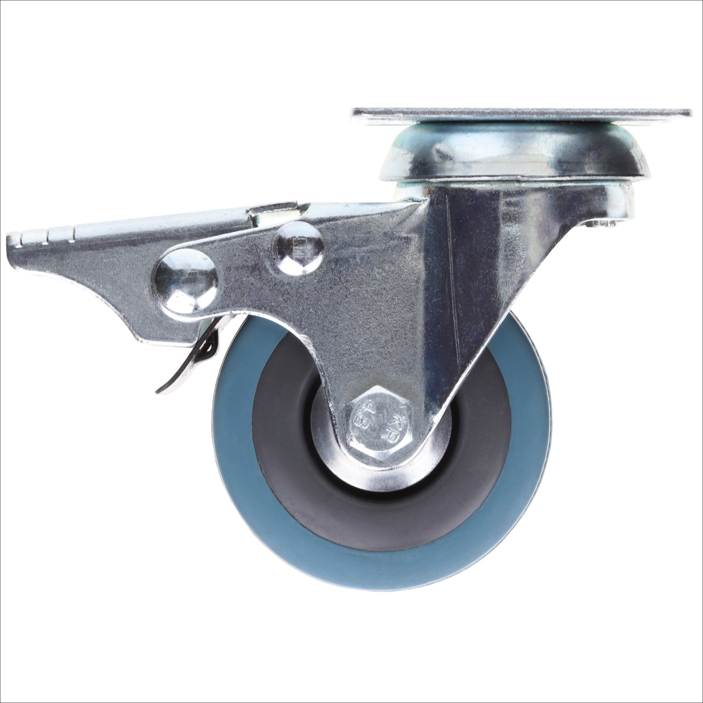 50mm Metal Framed 360° Swivel Caster Wheels with Brake | Single